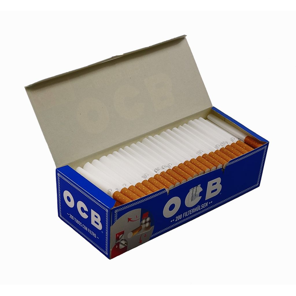 OCB Filter Tubes, 200 standard tubes per box, practical removal - Pap, 6,95  €