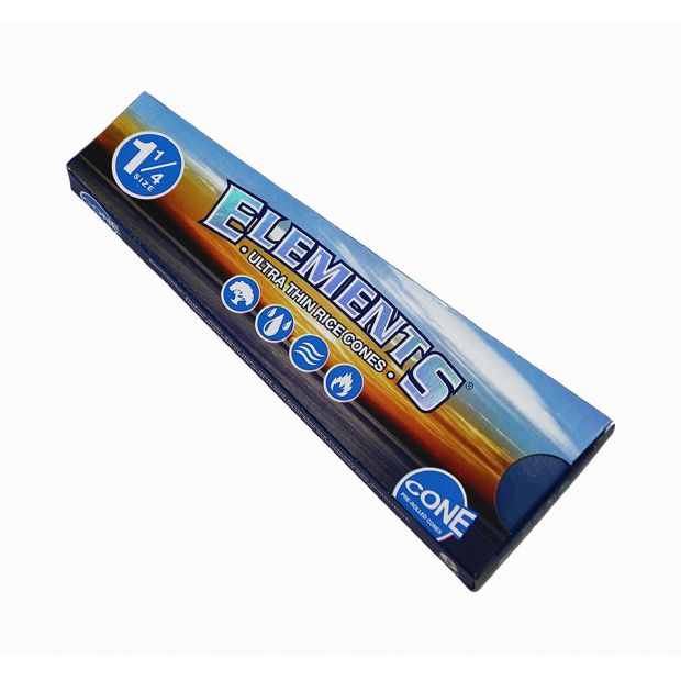 Elements Cones 1 1/4 Size, Medium Cones made of ultra-thin paper, 6 per pack 5 packages