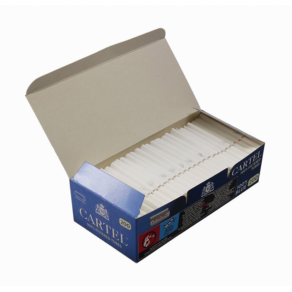  Cartel Click Menthol Filter Tubes Pack of 100 Cigarette Tubes :  Health & Household