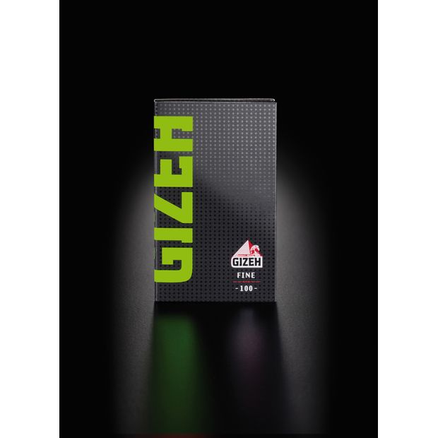 Gizeh grün fine magnet 20 x 100 Paper black XL Slim Filter Ø 6mm extra Lang