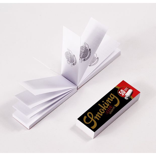 Smoking Deluxe Filter Tips 50er slim / medium, perforierte Filtertips 20 Heftchen / Booklets